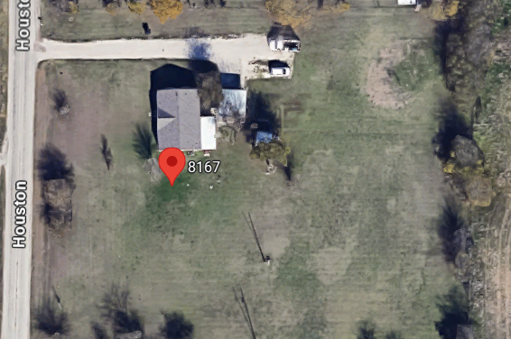 Aerial view of 8167 Houston Road